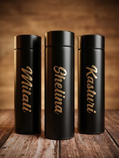 Custom Name Premium Bottle Matte Finish Leakproof Design