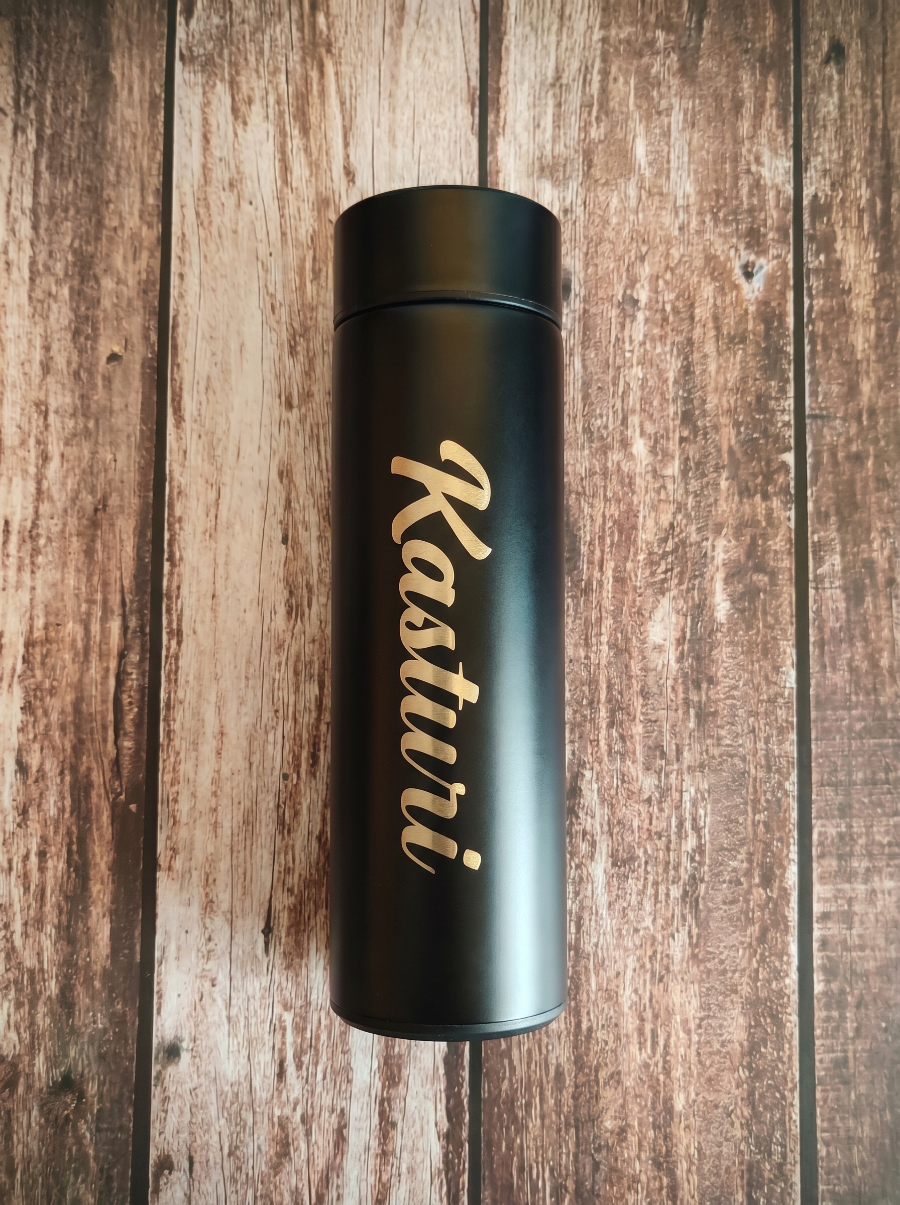 Personalized Name Printed Stainless Steel Bottle - Image 2